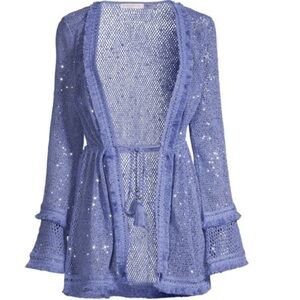 RAMY BROOK
Cecelia Embellished Mesh Cover Up Dress